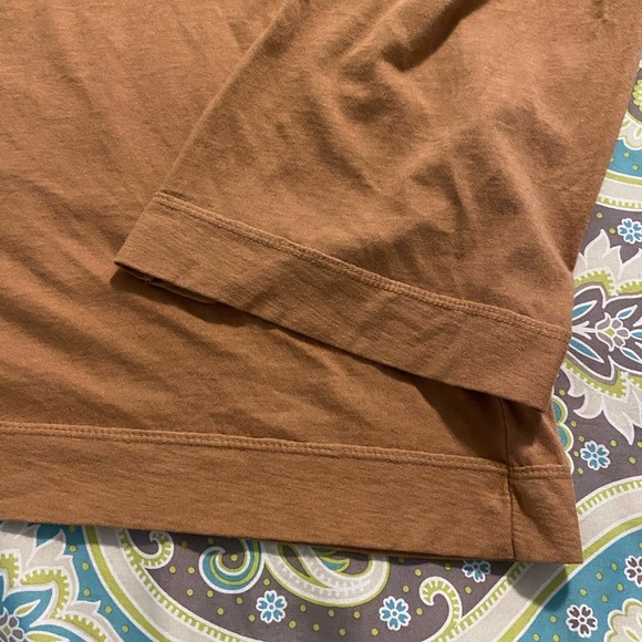 Free People XS Taupe Supernova Turtleneck Top NWT - Picture 9 of 9